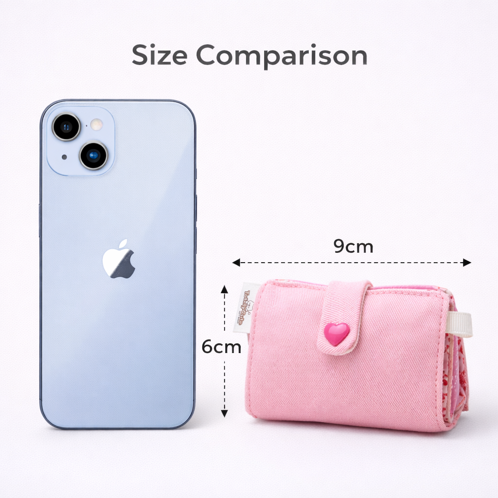 Handmade Compact Foldable Shopping Bag - Pink