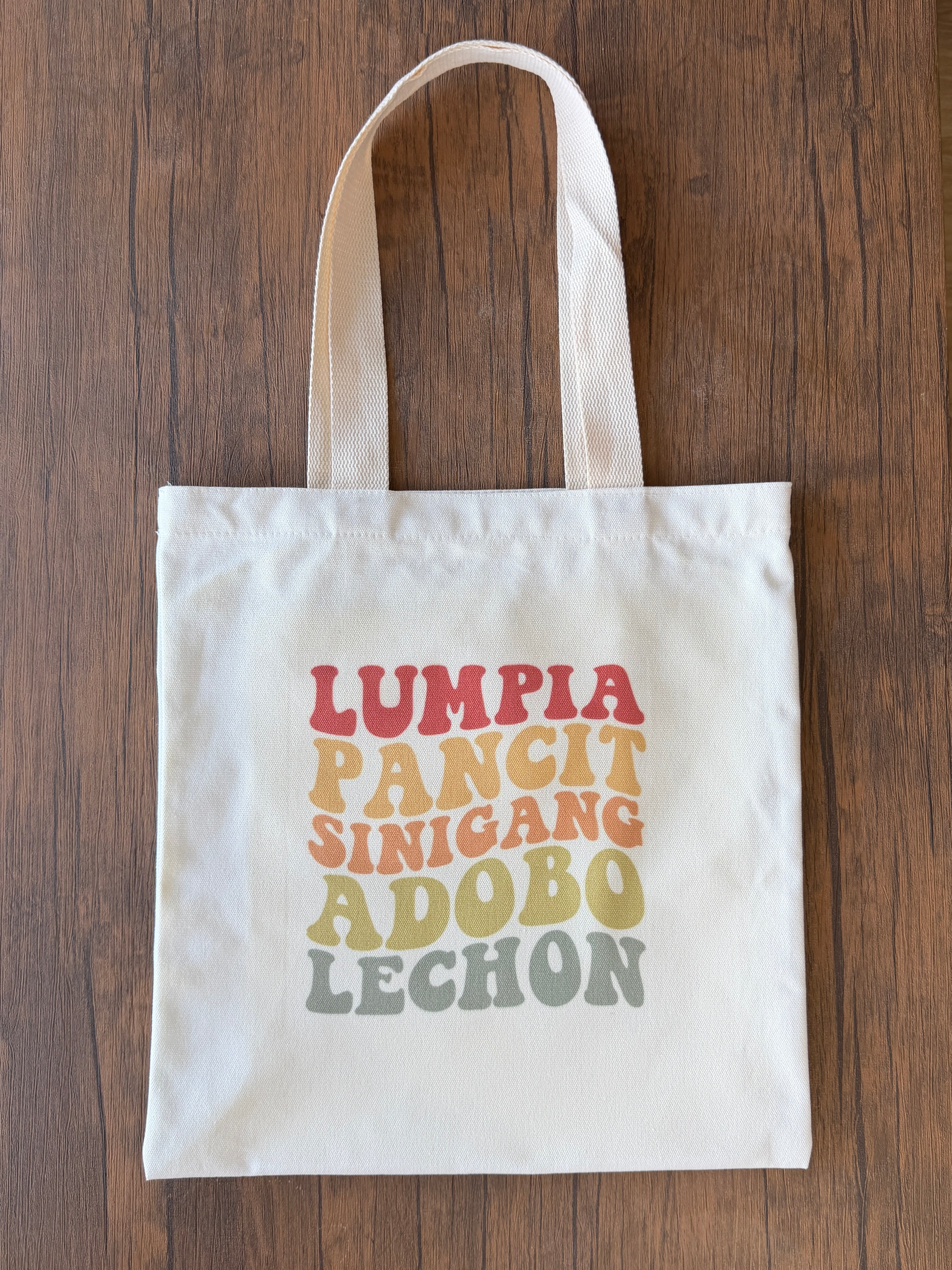 Filipino-Inspired Prints Cotton Canvas Tote Bag – with Zipper Pocket