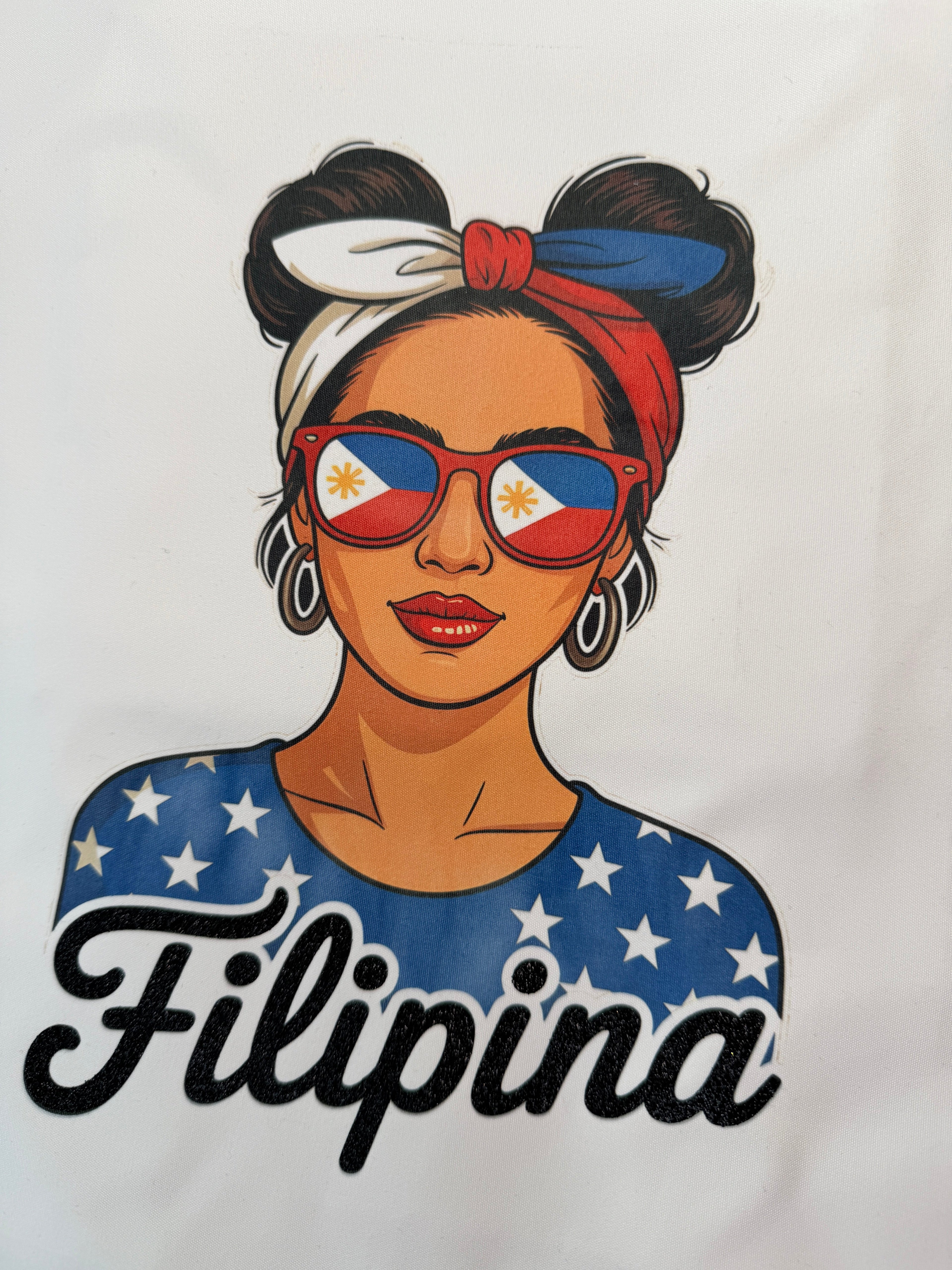 Filipino-Inspired Prints Cotton Canvas Tote Bag – with Zipper Pocket