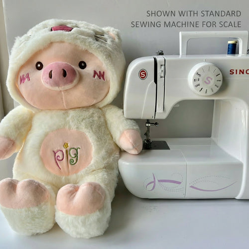 45cm Plush Pig Toy – Soft Stuffed Animal in Cute Hoodie, Gift for Kids & Collectors