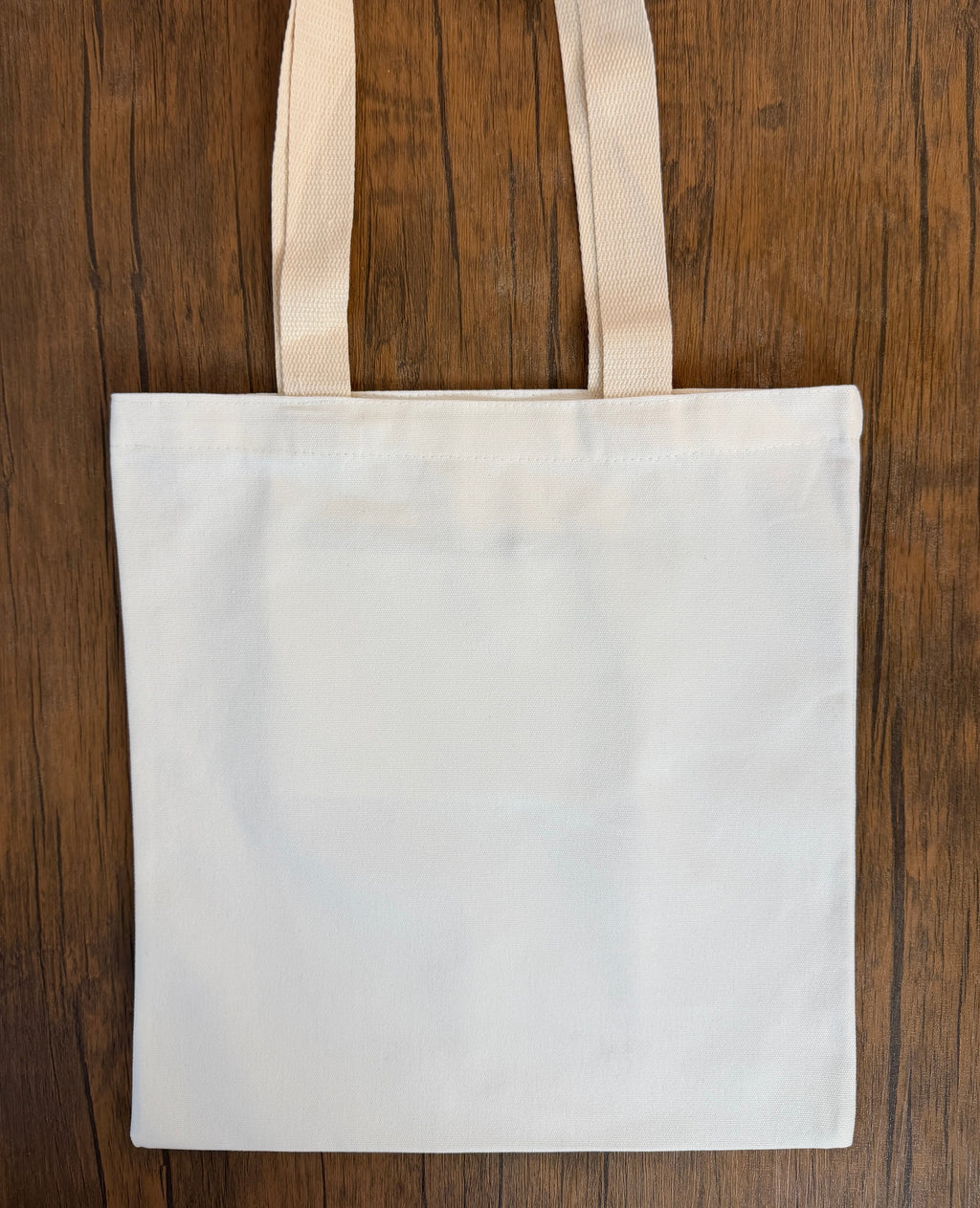 Customisable Cotton Canvas Tote Bag – Personalised Print &amp; Name Option | Reusable Everyday Tote