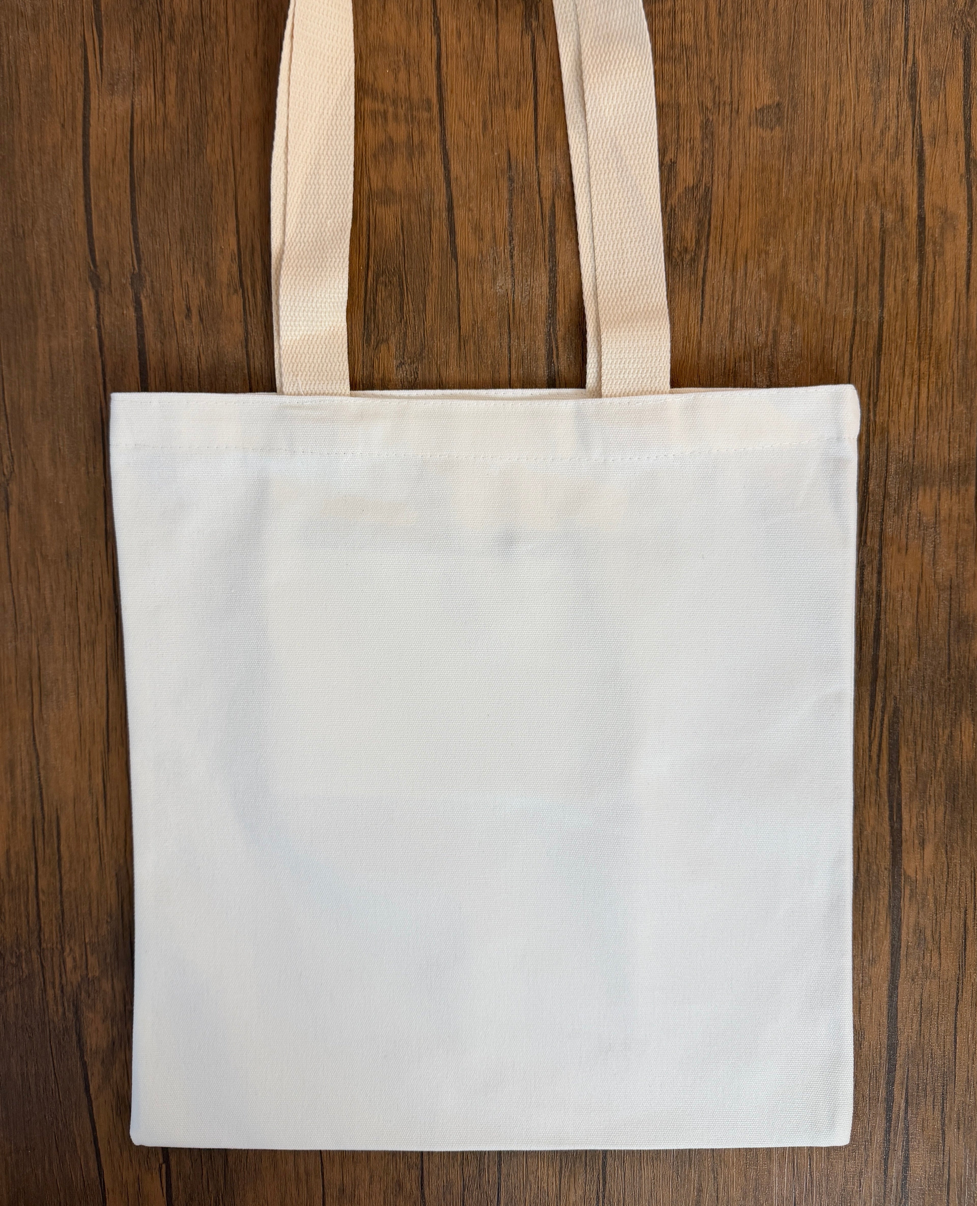 Customisable Cotton Canvas Tote Bag – Personalised Print &amp; Name Option | Reusable Everyday Tote