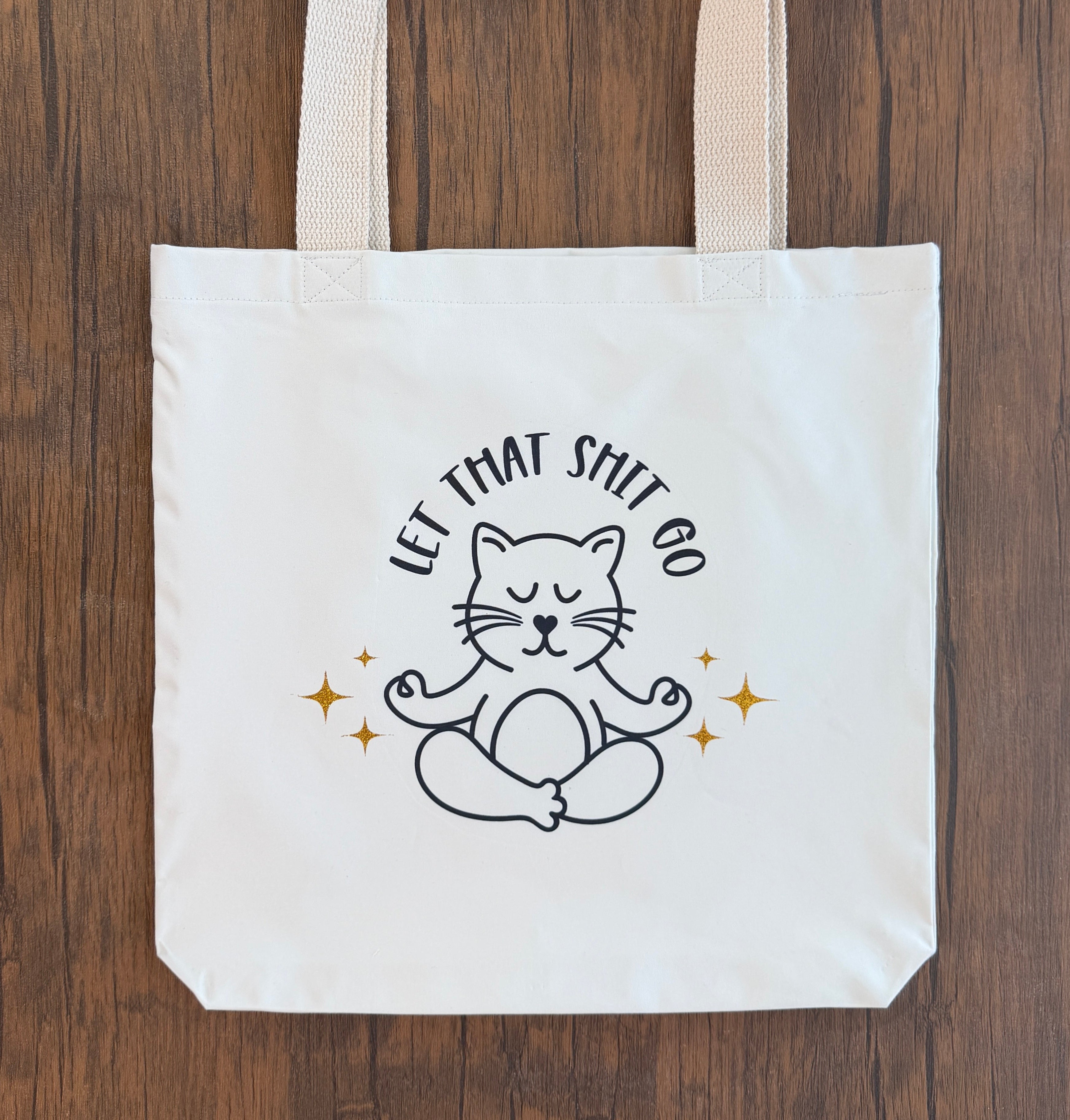 Personalised Handmade Tote Bag – Gift for Her, Custom Name, Secure Zip Pocket, High Quality Material