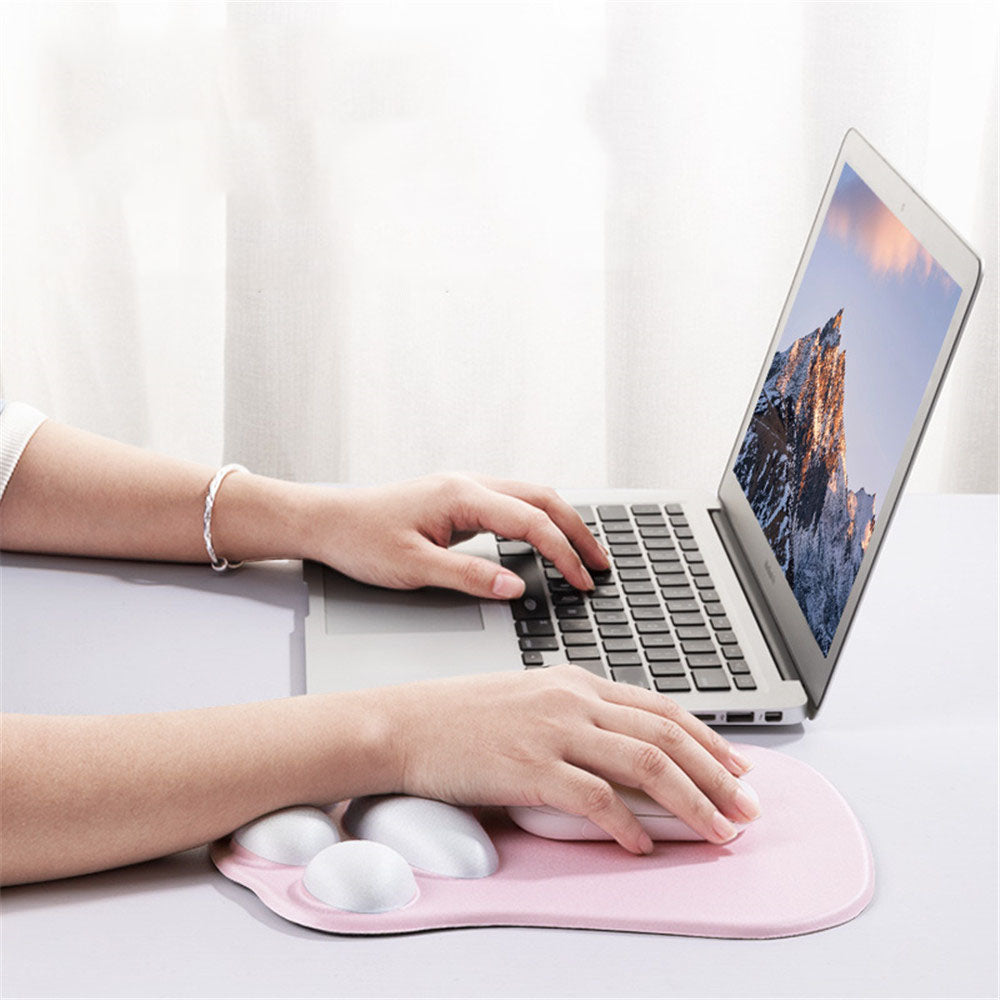 High Quality Cute Paw Mouse Pad – Ergonomic Wrist Support Mat for Desk & Gaming