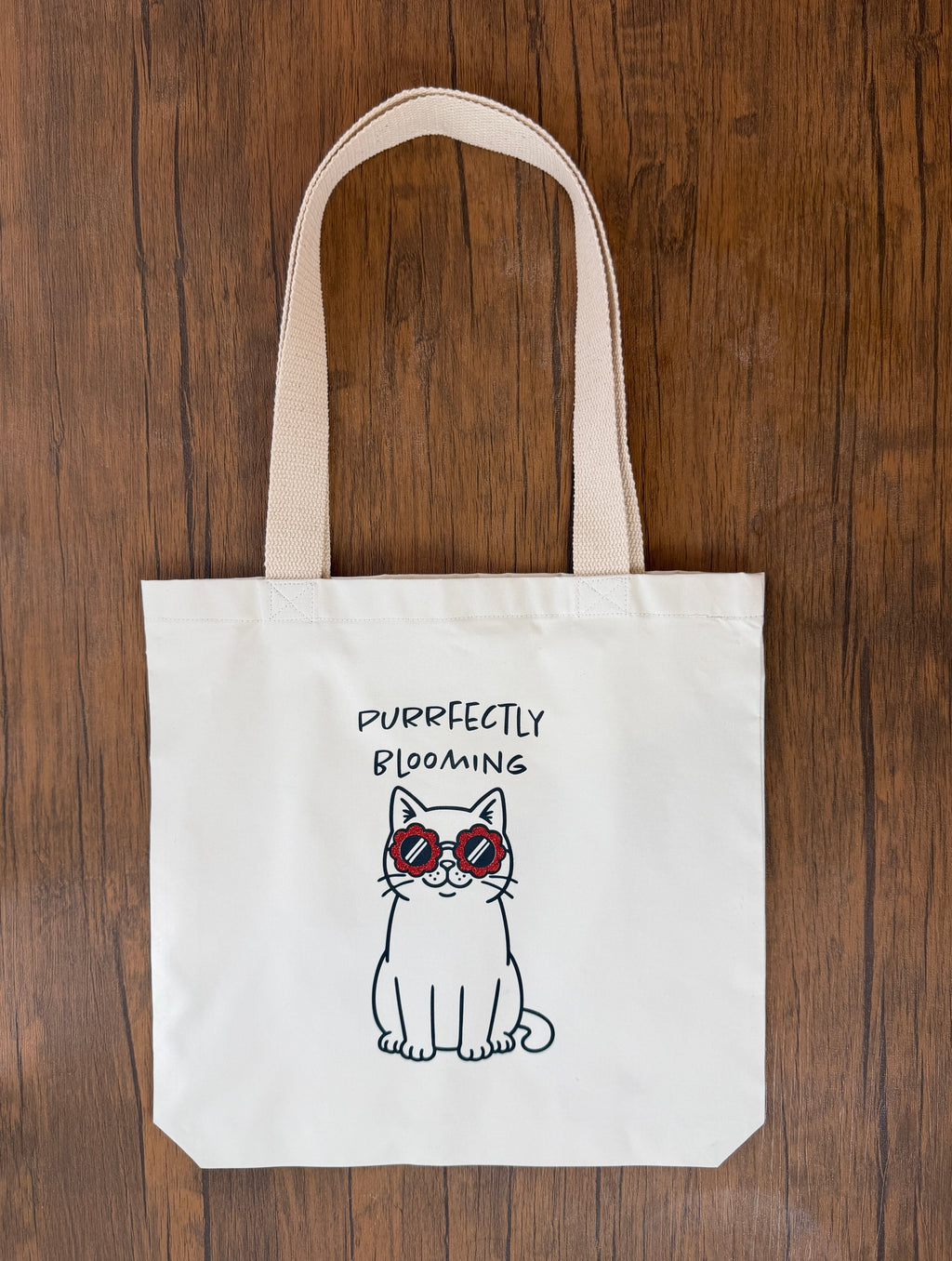 Personalised Handmade Tote Bag – Gift for Her, Custom Name, Secure Zip Pocket, High Quality Material
