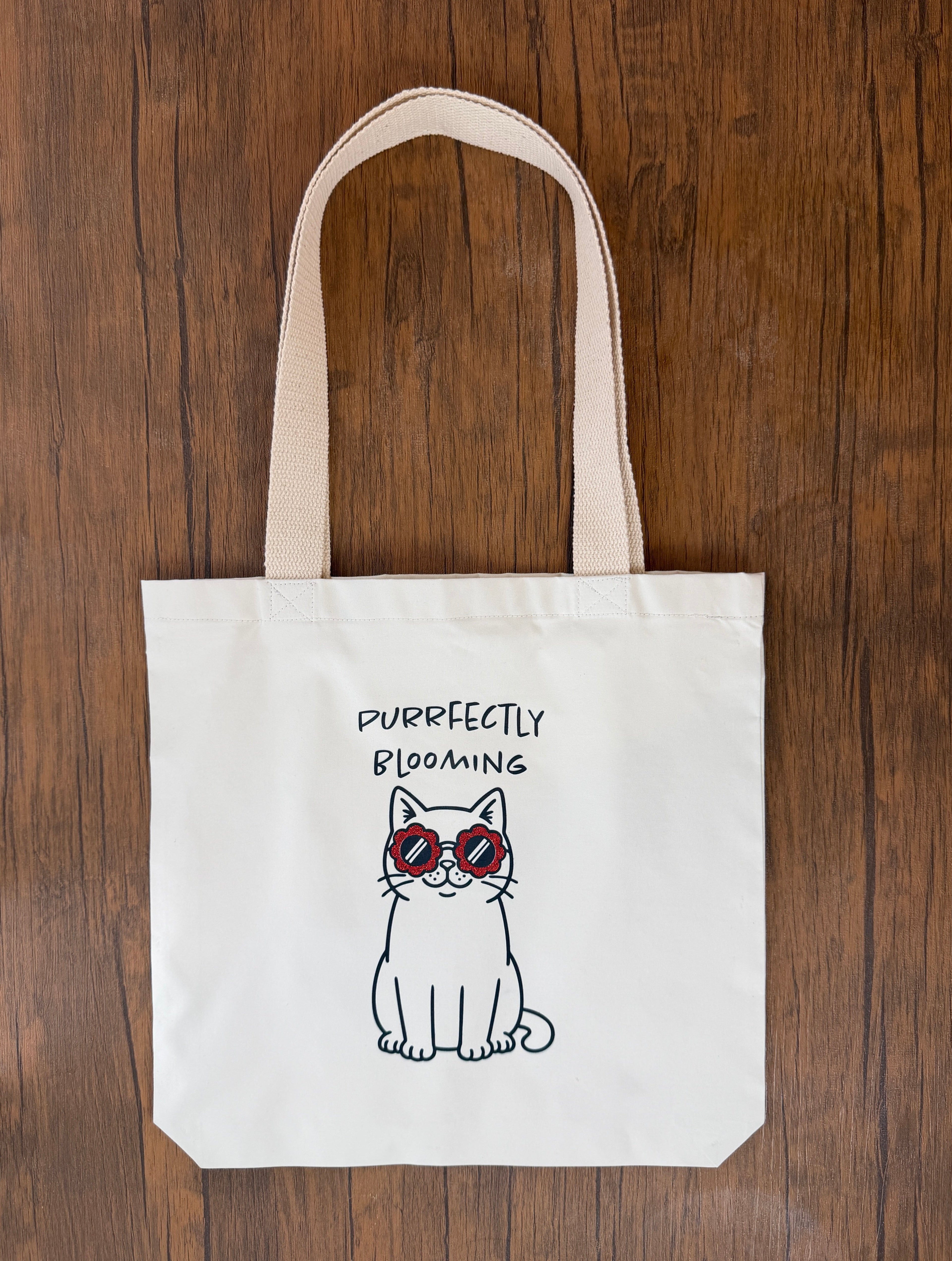 Personalised Handmade Tote Bag – Gift for Her, Custom Name, Secure Zip Pocket, High Quality Material