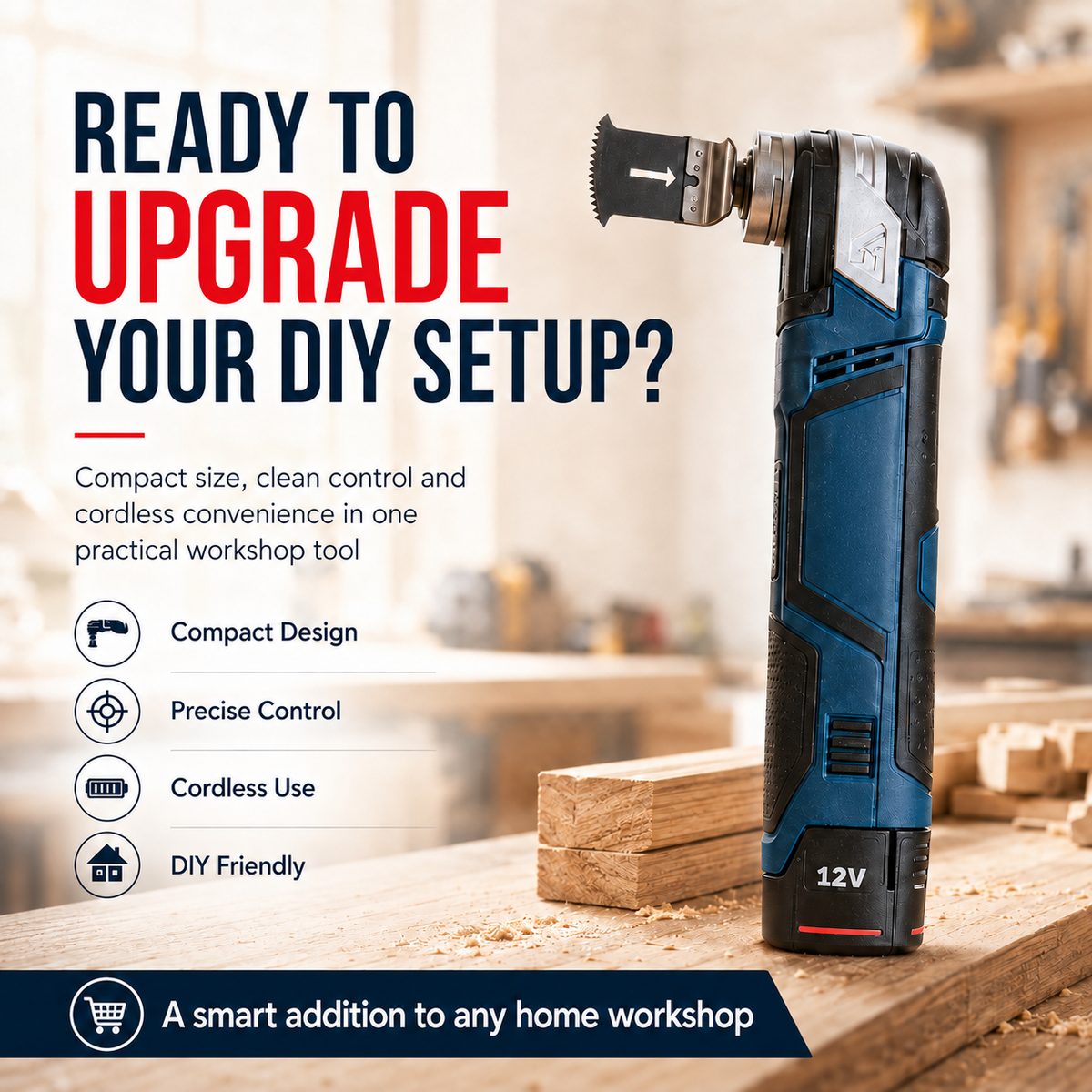12V Cordless Precision Cutter for Wood DIY Trimming