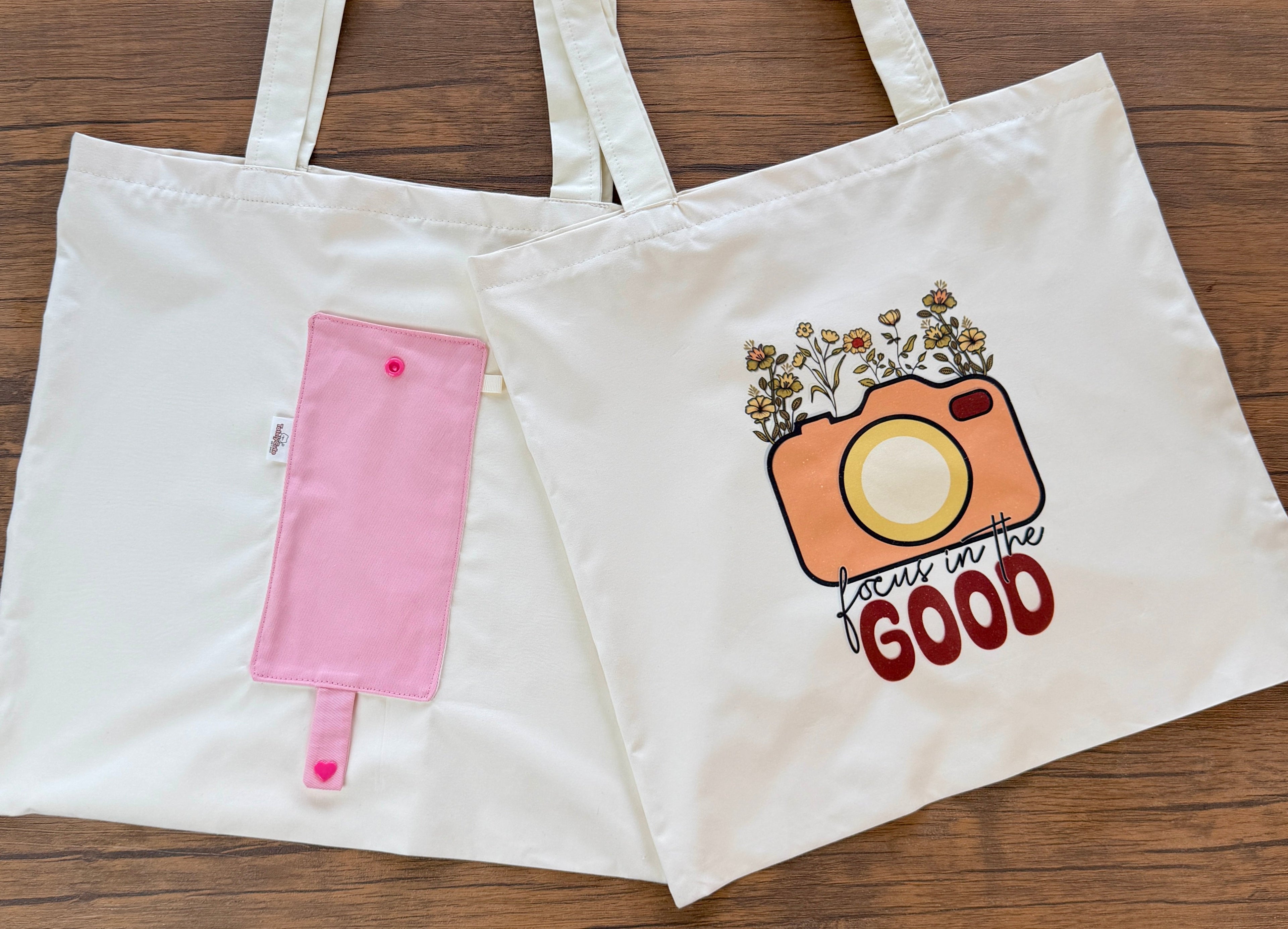 Cute Personalised Foldable Tote – Handmade Eco Bag with FREE Name Add-On