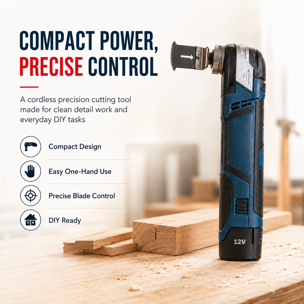 12V Cordless Precision Cutter for Wood DIY Trimming