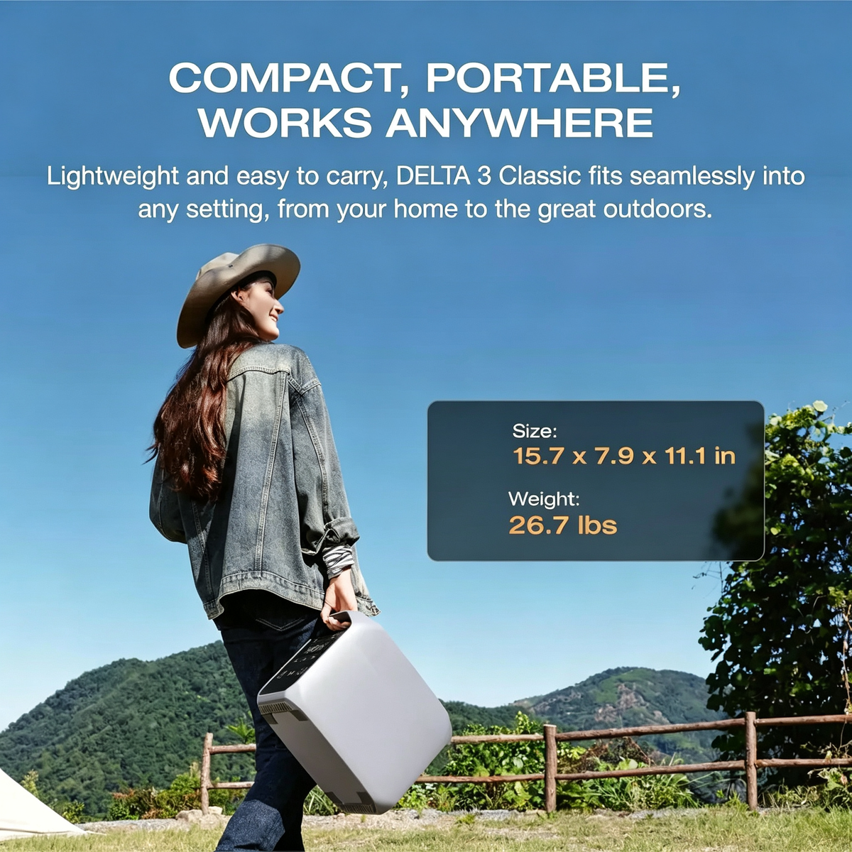 Solar Portable Power Station 1800W AC Output