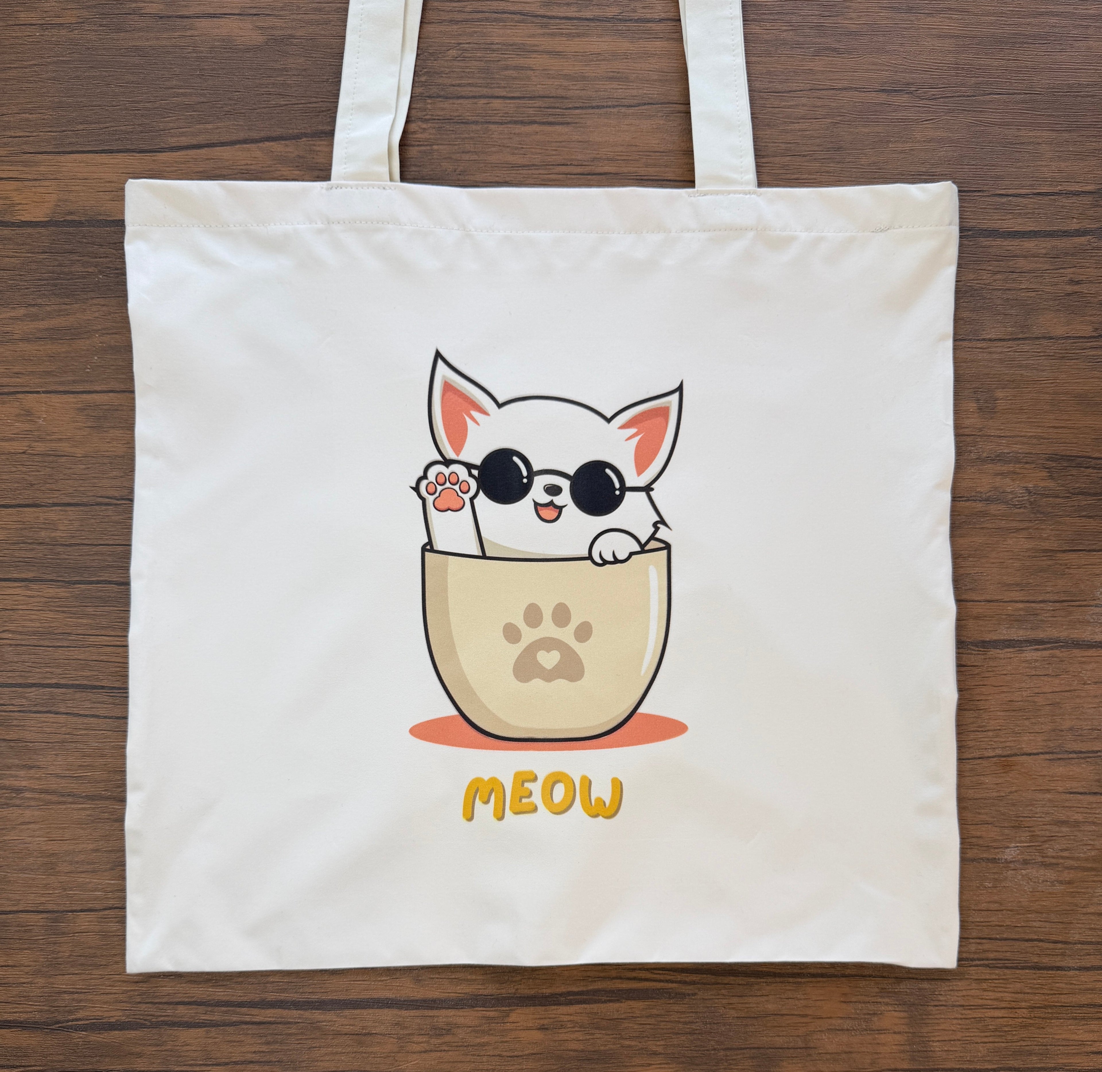 Cute Personalised Foldable Tote – Handmade Eco Bag with FREE Name Add-On